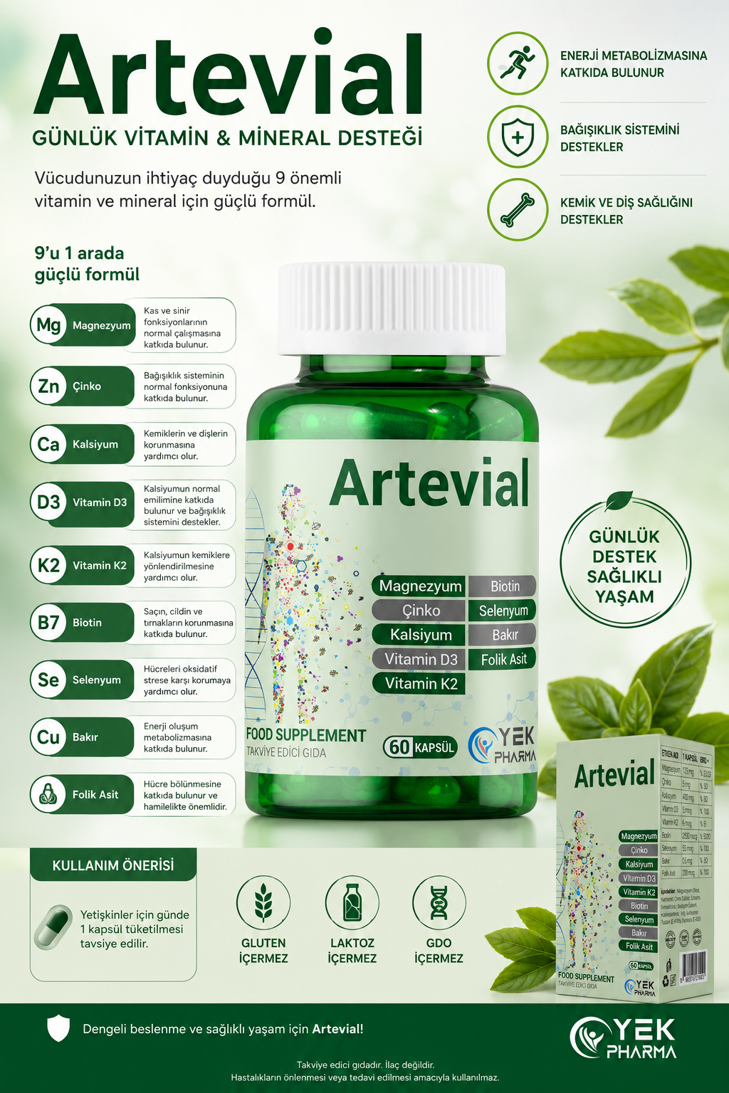 Artevial 60 Kapsül