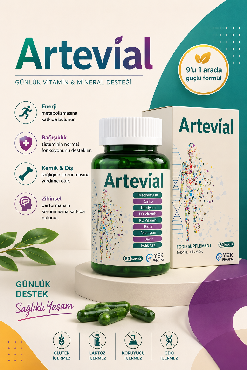 Artevial 60 Kapsül
