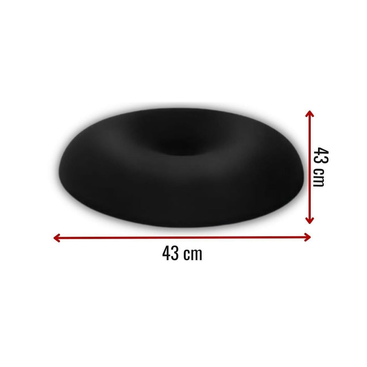 Visco oturma simidinin ölçüleri: 43 × 43 cm